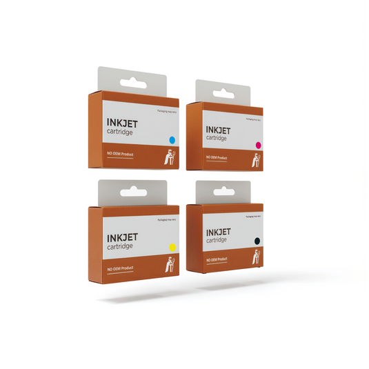 set 4x xl inkt cartridge voor epson t9451 - t9454 voor workforce pro wf-c5210dw wf-c5290