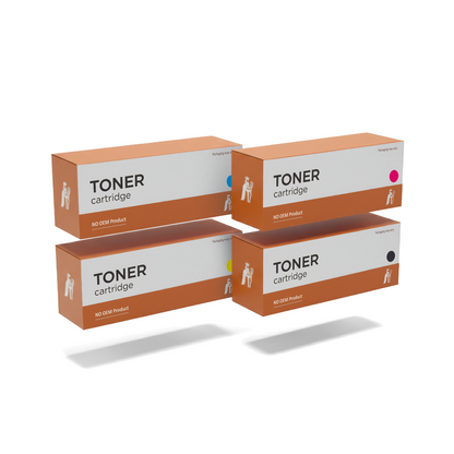 set 4x toner voor lexmark c232h voor c2325 c2325dw c2425 c2425dw c2535 c2535dw mc2325adw