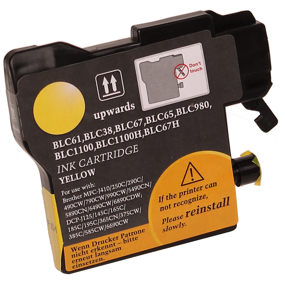 Brother LC980/LC1100 cartridge - Geel