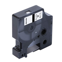 Dymo 40913 labeltape wit - Zwart