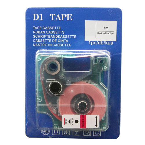 Dymo labels voor Dymo 45017 Rood 12mm x 7m voor Labelmanager 100 120P 150 160 200 210D 220P 2 labeltape - Magenta