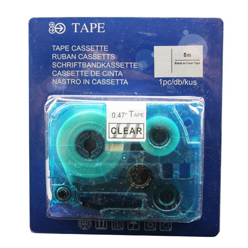 Brother TZE151 labeltape transparant - Meerkleurig