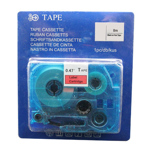 Brother TZE451 labeltape zwart op rood - Meerkleurig