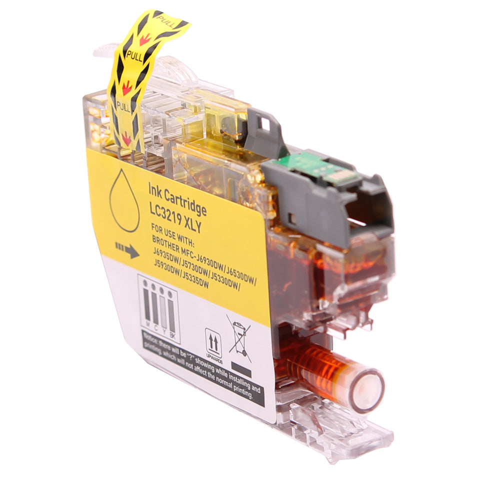 Brother LC3219XL cartridge - XL Geel