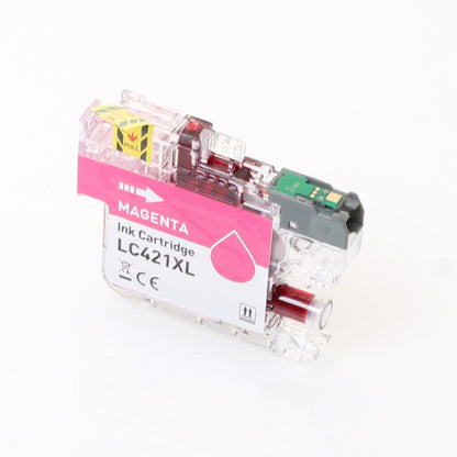 Brother LC421BK cartridge zwart - Huismerk Toner Koning - voor DCP-J1050, DCP-J1140, DCP-J1800, MFC-J1010