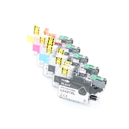 Brother LC421BK cartridge zwart - Huismerk Toner Koning - voor DCP-J1050, DCP-J1140, DCP-J1800, MFC-J1010