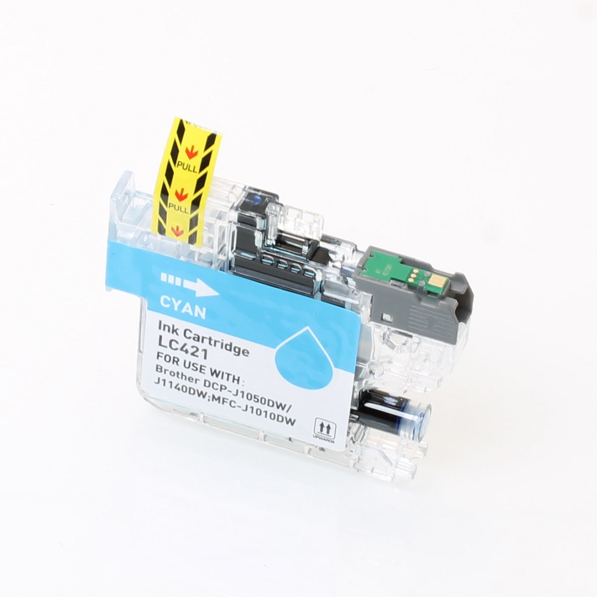 Brother LC421BK cartridge zwart - Huismerk Toner Koning - voor DCP-J1050, DCP-J1140, DCP-J1800, MFC-J1010