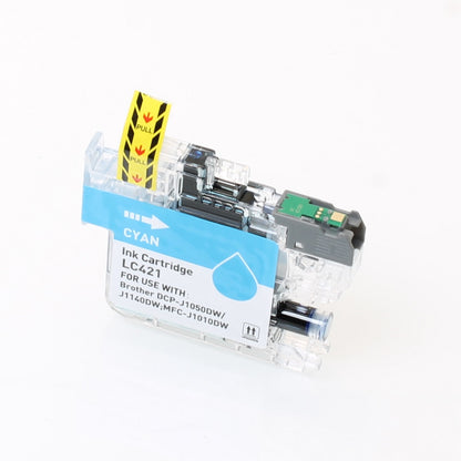 Brother LC421BK cartridge zwart - Huismerk Toner Koning - voor DCP-J1050, DCP-J1140, DCP-J1800, MFC-J1010