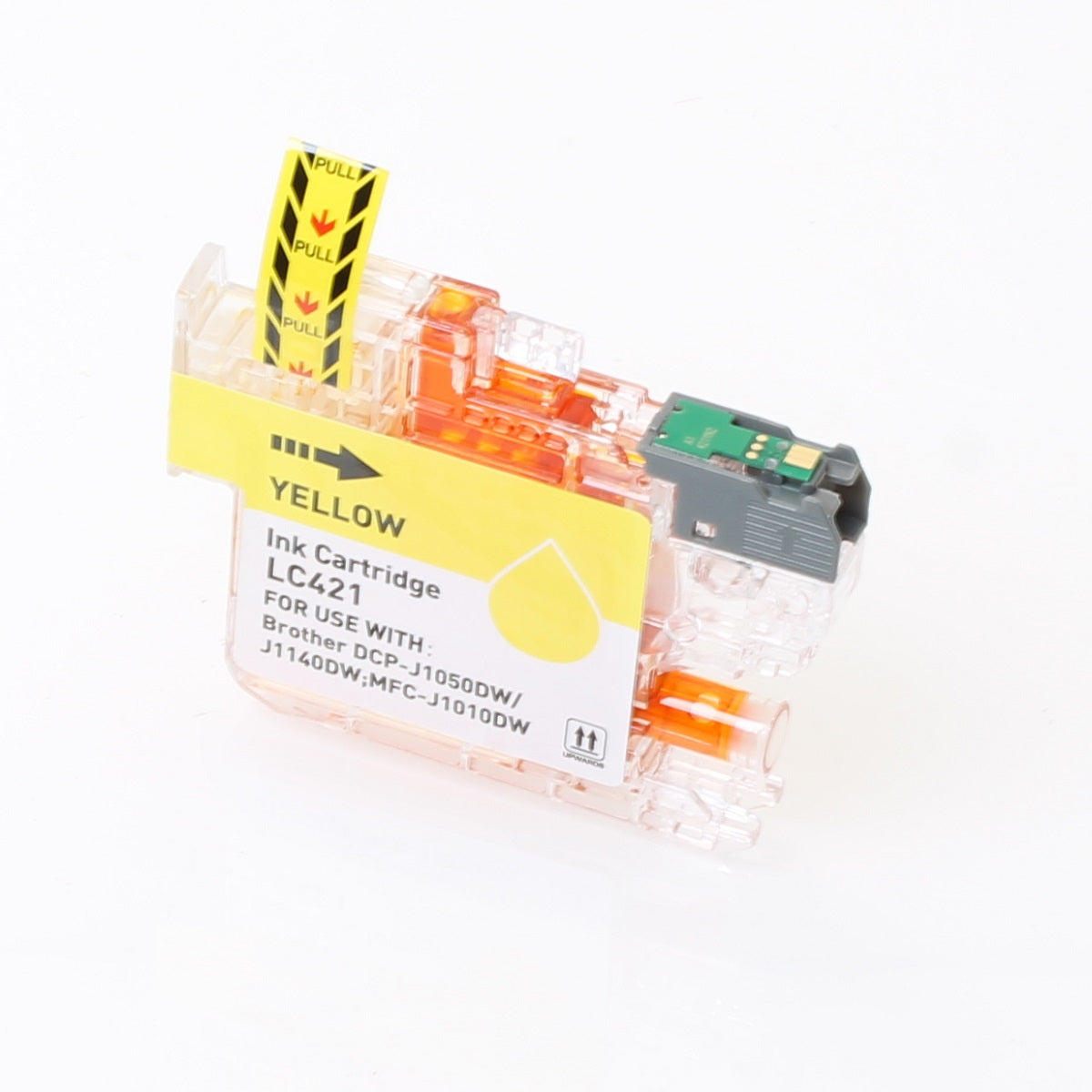 Brother LC421BK cartridge zwart - Huismerk Toner Koning - voor DCP-J1050, DCP-J1140, DCP-J1800, MFC-J1010