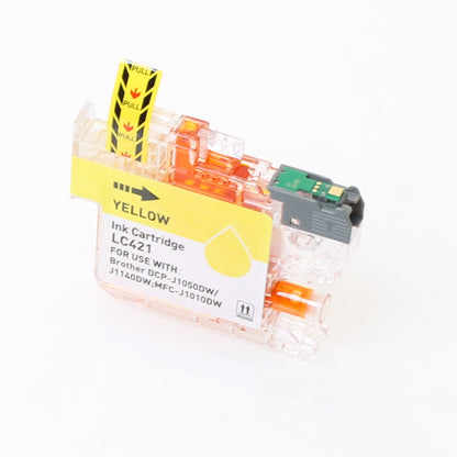 Brother LC421BK cartridge zwart - Huismerk Toner Koning - voor DCP-J1050, DCP-J1140, DCP-J1800, MFC-J1010