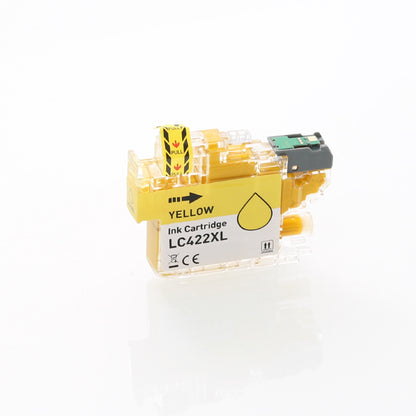 Brother LC422 cartridge - XL 2-Pack Geel