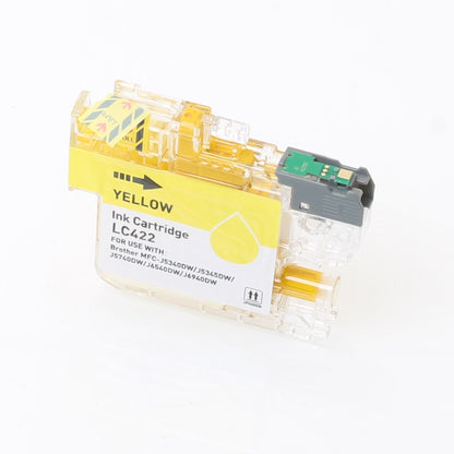 Brother LC422 cartridge - Geel