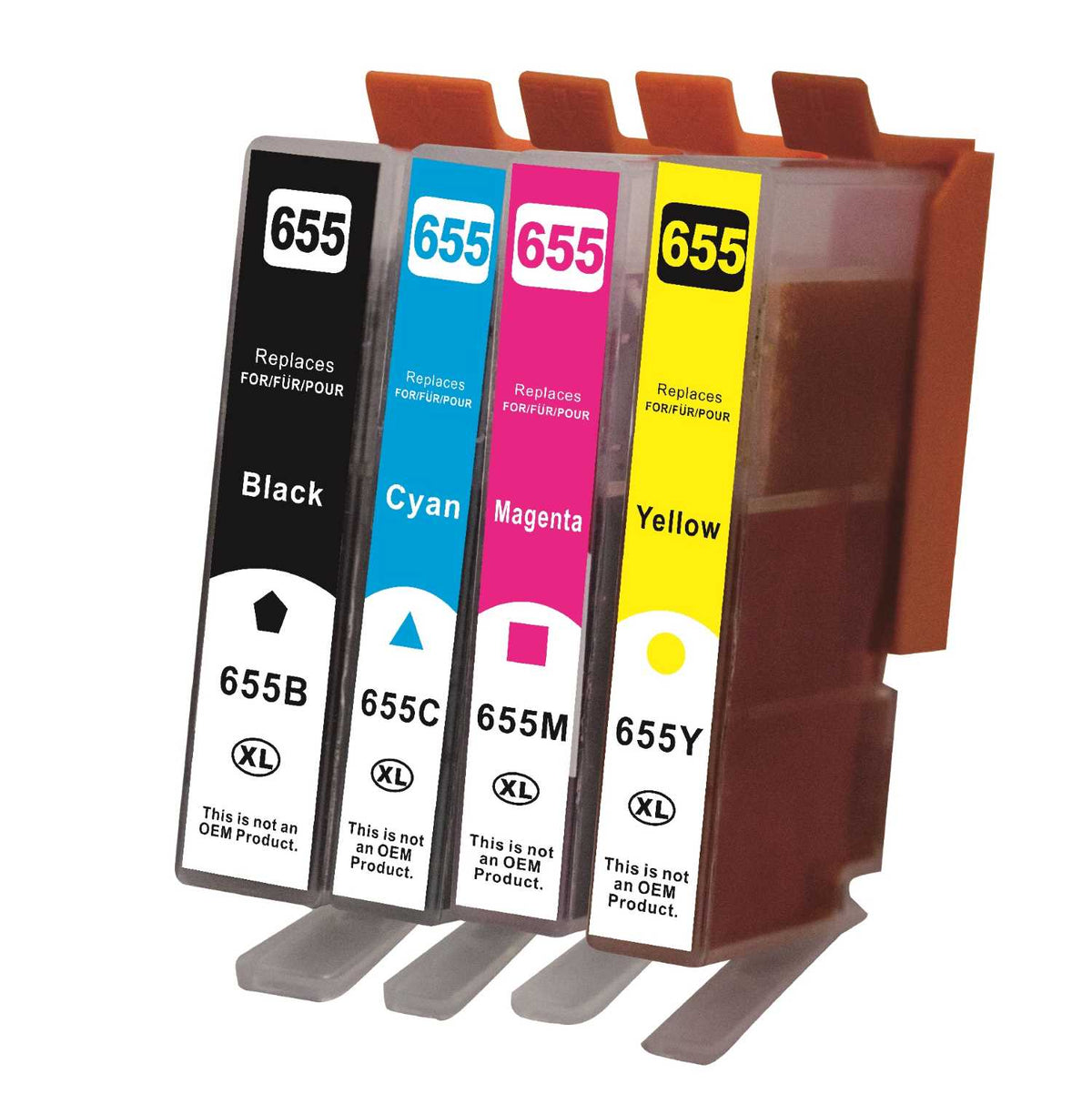 HP 655XL cartridge - XL 5-Pack Meerkleurig