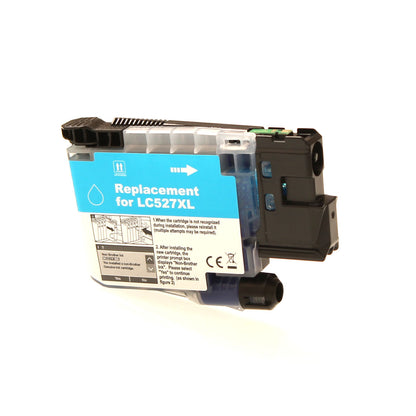 Brother LC527 cartridge - XL Cyaan
