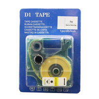 labels voor Dymo 45018 Geel 12mm x 7m voor Labelmanager 100 120P 150 160 200 210D 220P 2