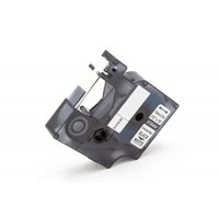 labels rol voor dymo 18445 19mm x 5,5m zwart wit rhino 4200 5200 5200+ 6000+ rhinopro 50
