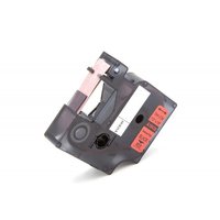 labels voor Dymo 18438 12mm x 5.5m Zwart Rood ILP219 1000 3000 4200 5000 5200 5200+ 6000