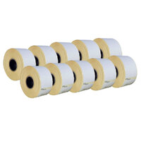 10x Huismerke labels rol voor dymo s0722400 wit 36x89mm voor labelwriter 5xl 550 550 turbo 310 320