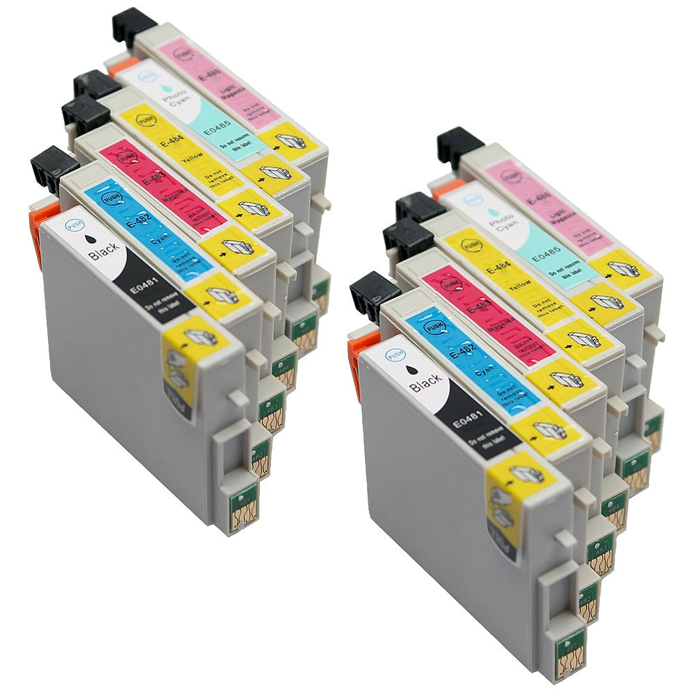 Epson T048 cartridge set - 12-Pack Meerkleurig