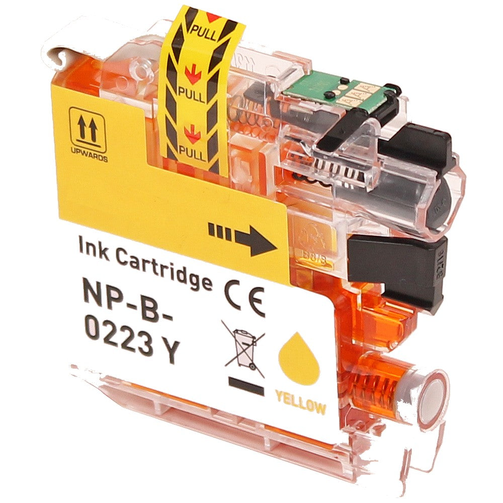Brother LC223 cartridge - Geel