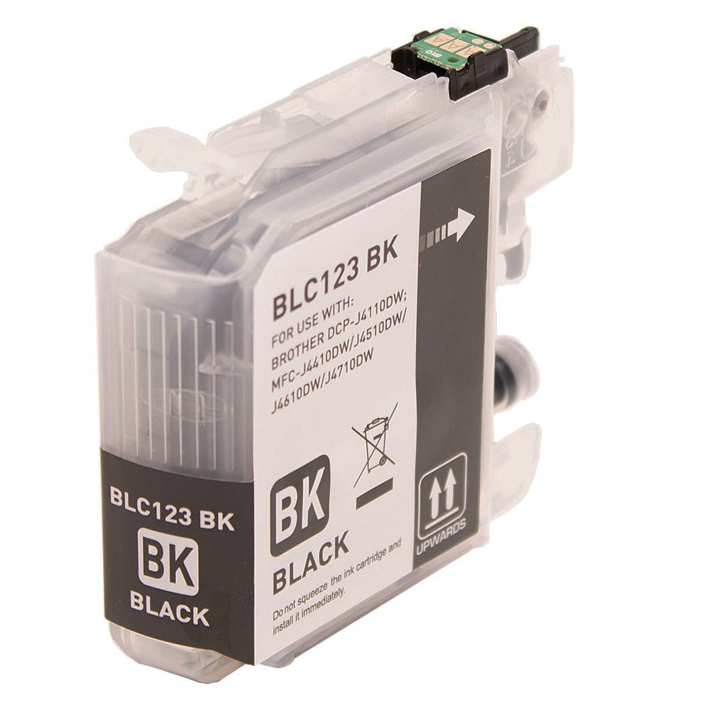 Brother LC123 cartridge - XL 3-Pack Zwart