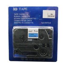 Brother TZE541 labeltape zwart op blauw - Meerkleurig
