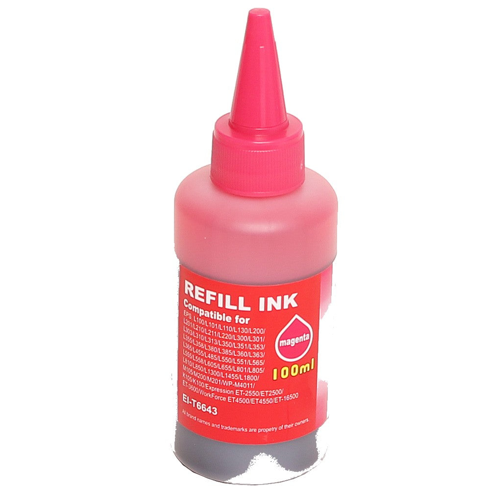 Epson T664 navulinkt - Magenta