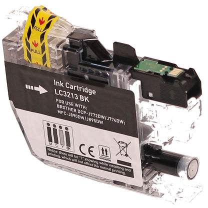 Brother LC3213 cartridge - Zwart