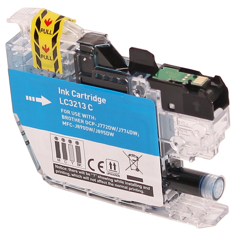 Brother LC3213 cartridge - Cyaan