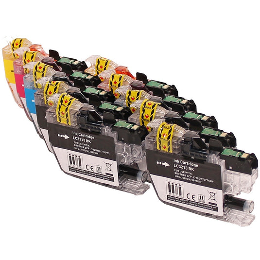 Brother LC3213 cartridge - 10-Pack Meerkleurig
