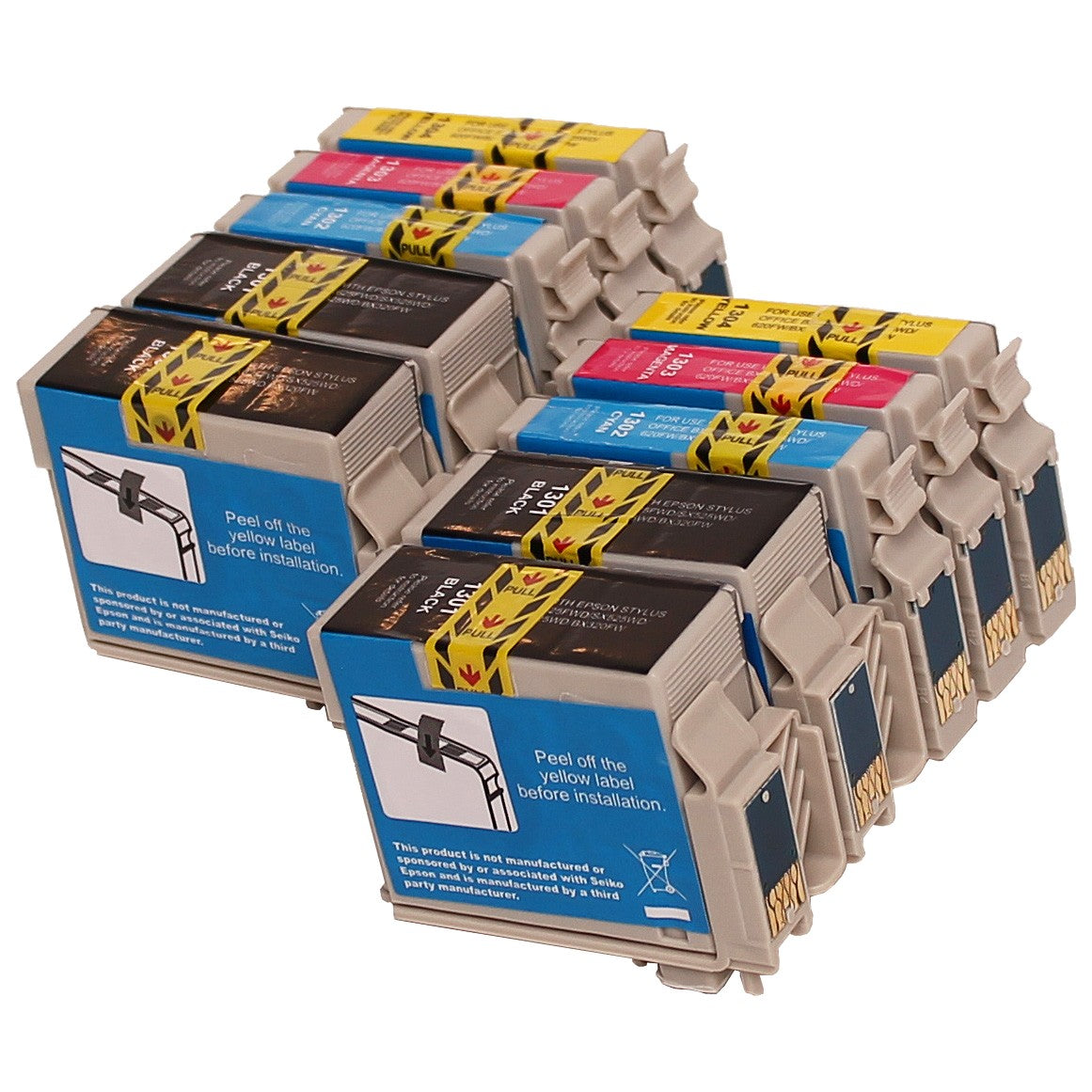Epson T1301 cartridge set - 10-Pack Meerkleurig