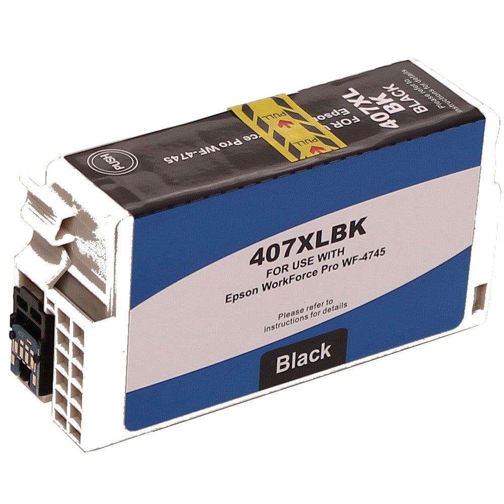 Epson 407 cartridge - XL Zwart