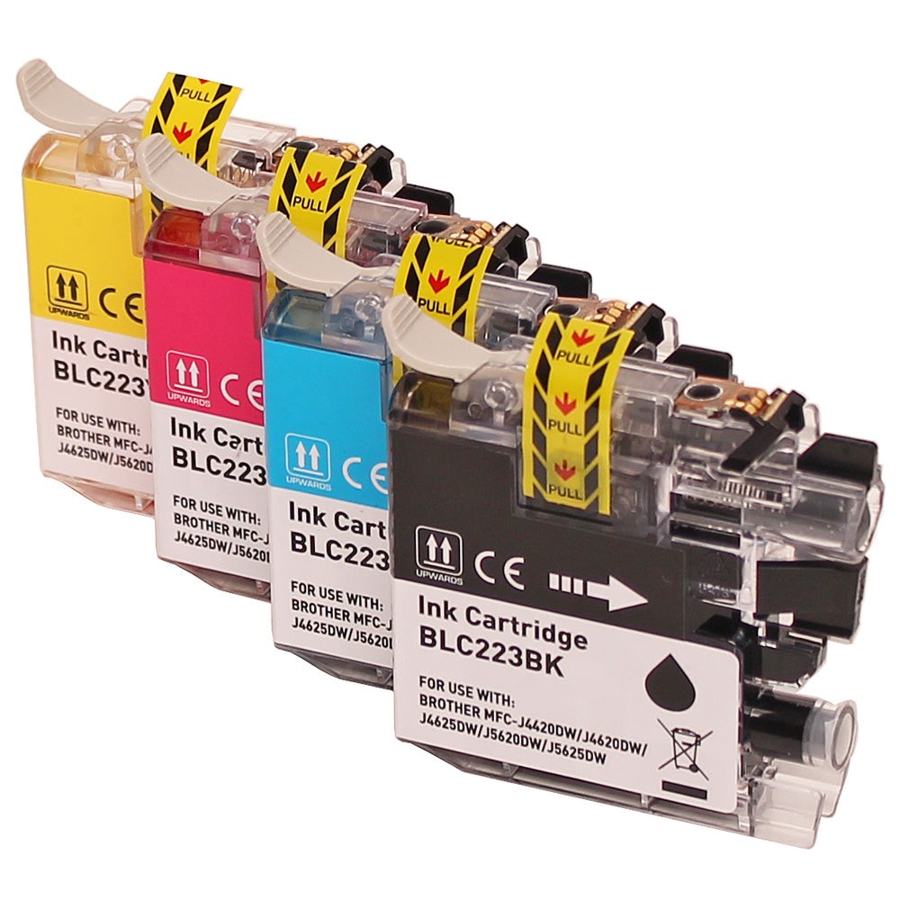 Brother LC223 cartridge - XL 4-Pack Meerkleurig