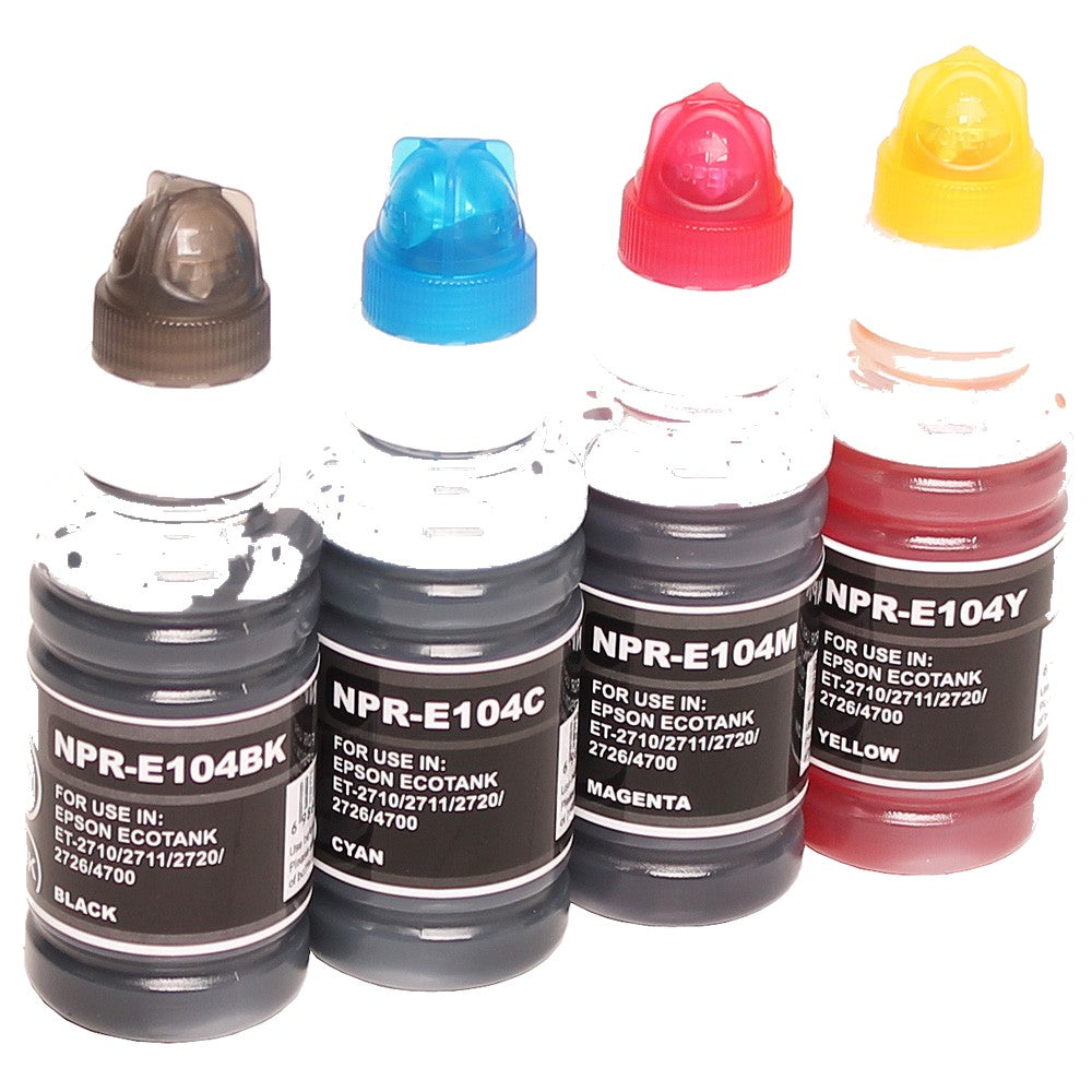 Epson 104 navulinkt - 4-Pack Meerkleurig