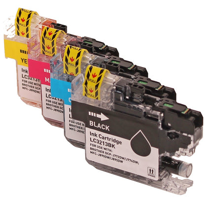 Brother LC3213XL cartridge - 4-Pack Meerkleurig