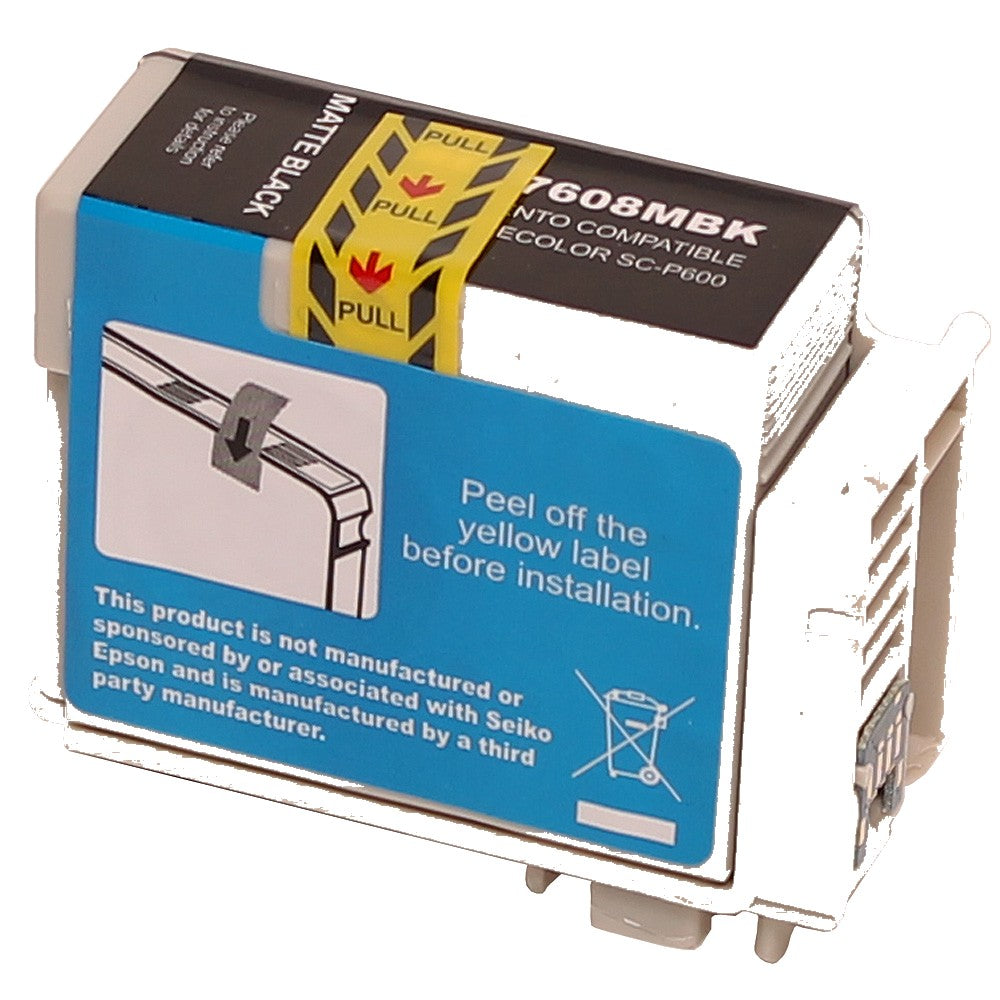 Epson T7608 cartridge zwart - Zwart