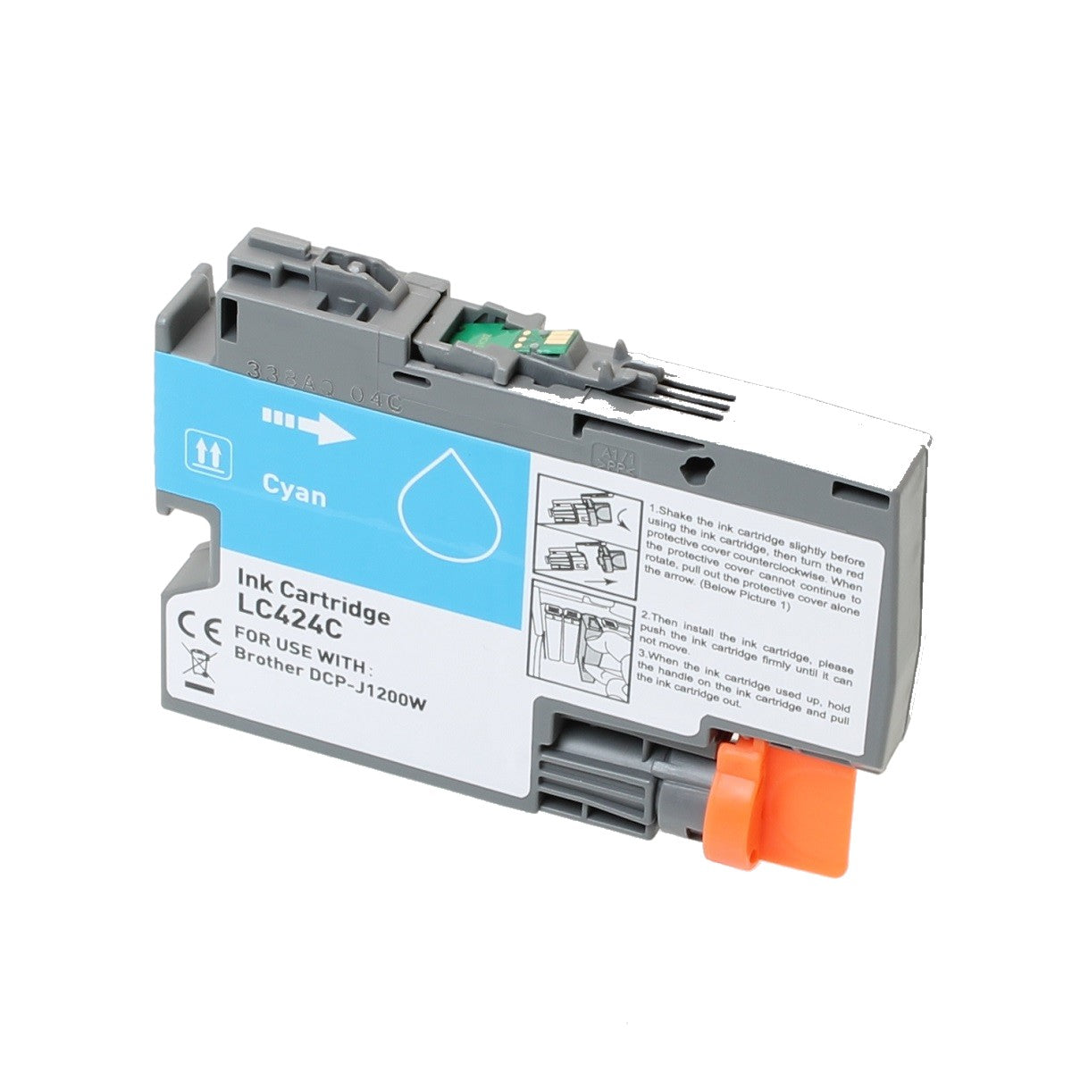Brother LC424 cartridge - Cyaan
