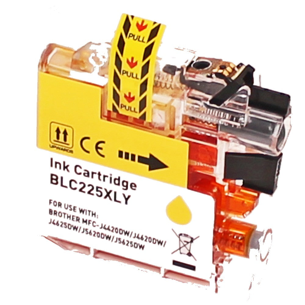Brother LC225XL cartridge - XL 5-Pack Geel
